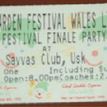 Finale Party Admission Ticket